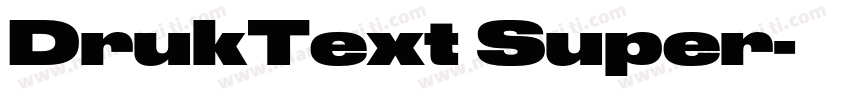 DrukText Super字体转换
